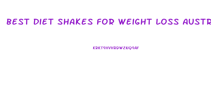 Best Diet Shakes For Weight Loss Australia