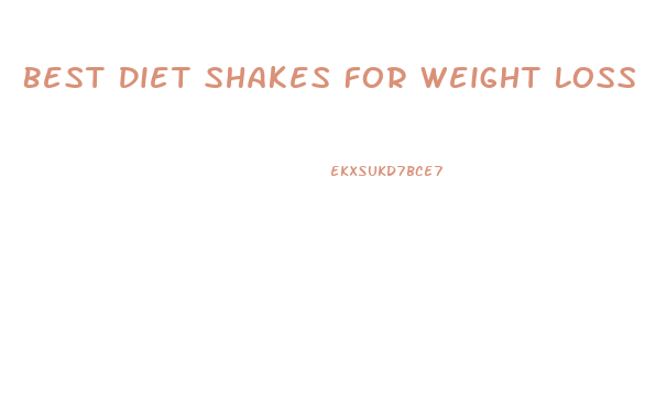 Best Diet Shakes For Weight Loss Uk