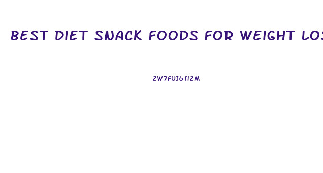 Best Diet Snack Foods For Weight Loss