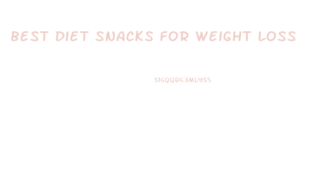 Best Diet Snacks For Weight Loss