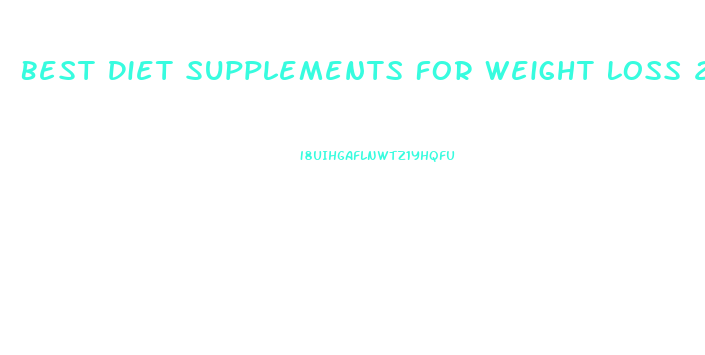 Best Diet Supplements For Weight Loss 2024