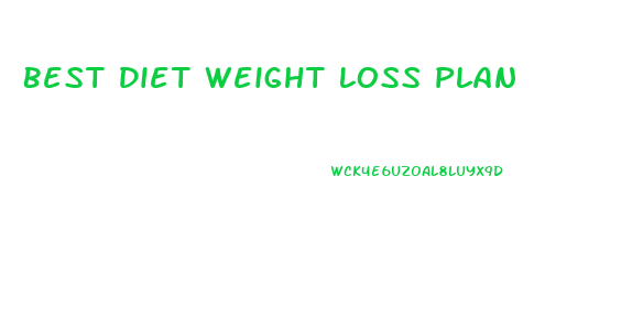 Best Diet Weight Loss Plan