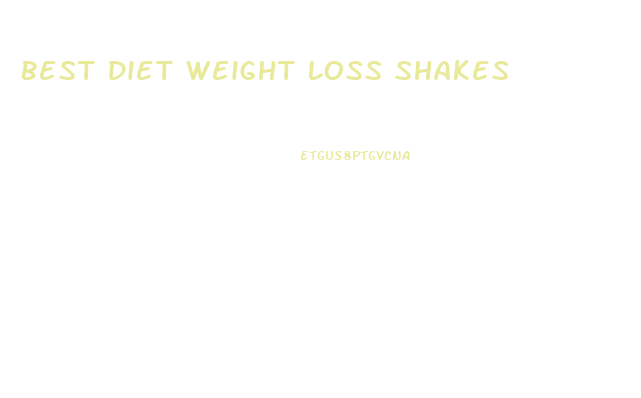 Best Diet Weight Loss Shakes