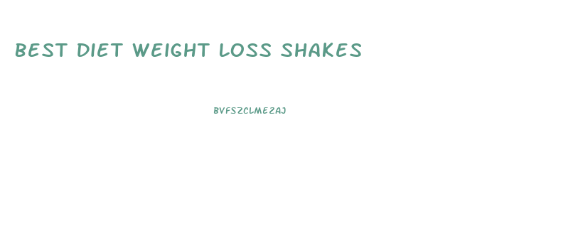 Best Diet Weight Loss Shakes
