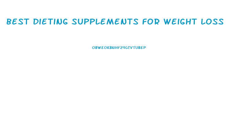 Best Dieting Supplements For Weight Loss For Seniors