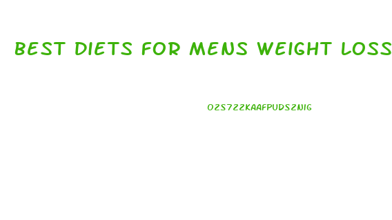 Best Diets For Mens Weight Loss