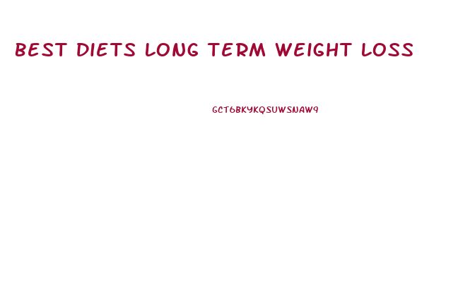 Best Diets Long Term Weight Loss