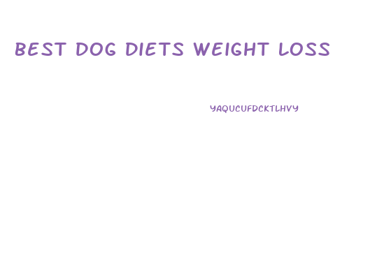 Best Dog Diets Weight Loss