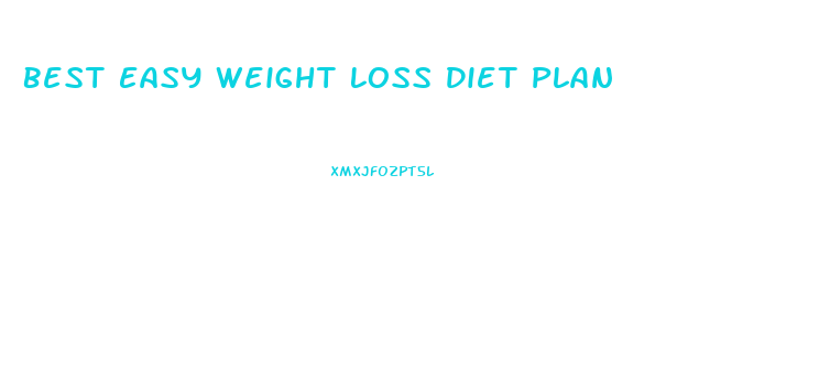 Best Easy Weight Loss Diet Plan