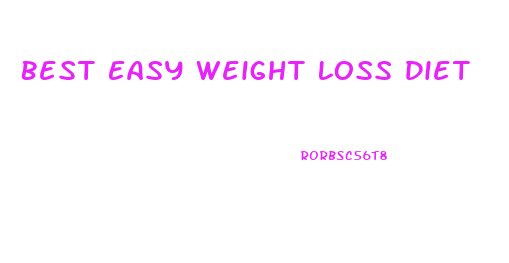 Best Easy Weight Loss Diet
