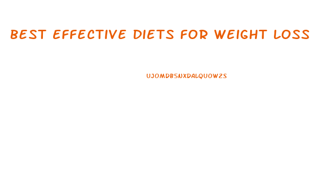 Best Effective Diets For Weight Loss