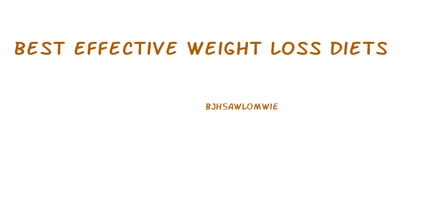 Best Effective Weight Loss Diets