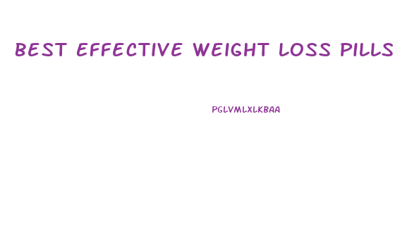 Best Effective Weight Loss Pills