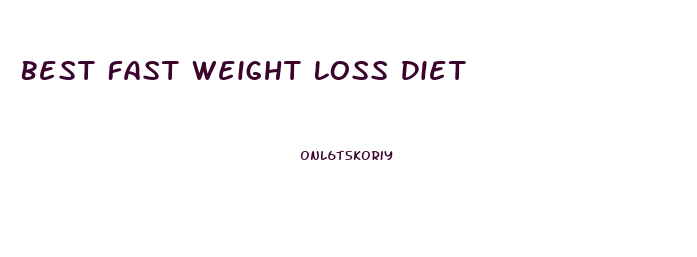 Best Fast Weight Loss Diet