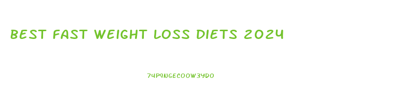 Best Fast Weight Loss Diets 2024