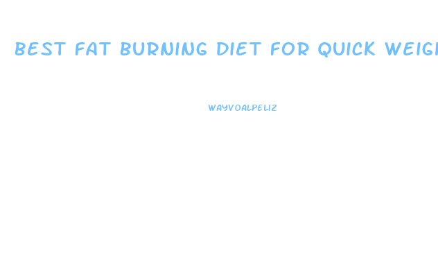 Best Fat Burning Diet For Quick Weight Loss