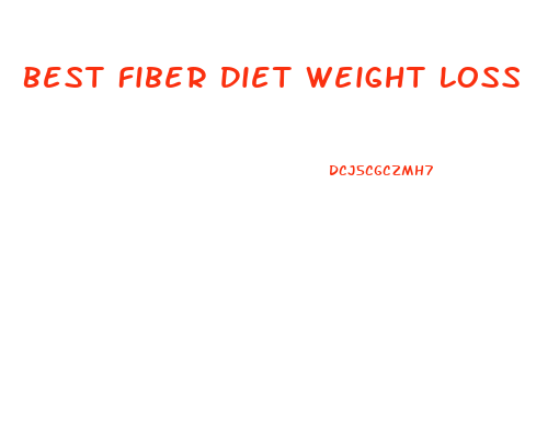 Best Fiber Diet Weight Loss