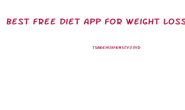 Best Free Diet App For Weight Loss