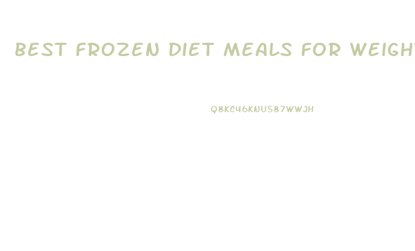 Best Frozen Diet Meals For Weight Loss