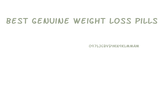 Best Genuine Weight Loss Pills