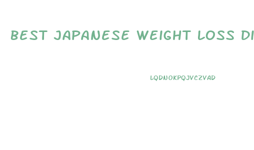 Best Japanese Weight Loss Diet