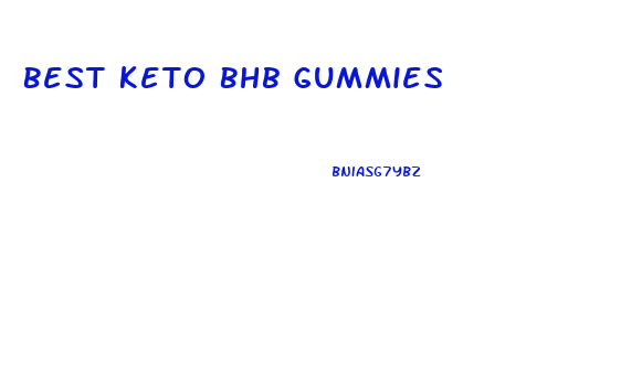 Best Keto Bhb Gummies
