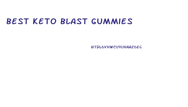 Best Keto Blast Gummies