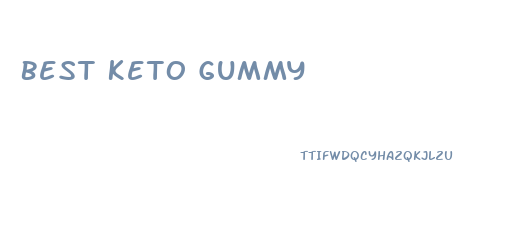 Best Keto Gummy