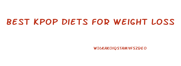 Best Kpop Diets For Weight Loss