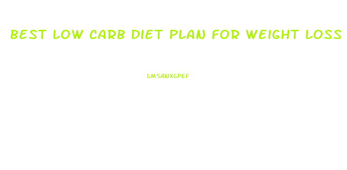 Best Low Carb Diet Plan For Weight Loss Pdf