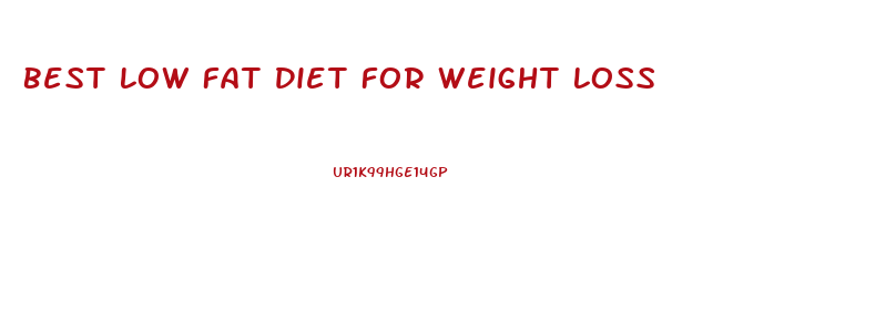 Best Low Fat Diet For Weight Loss