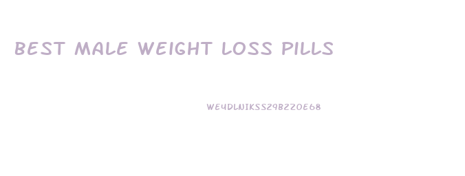 Best Male Weight Loss Pills