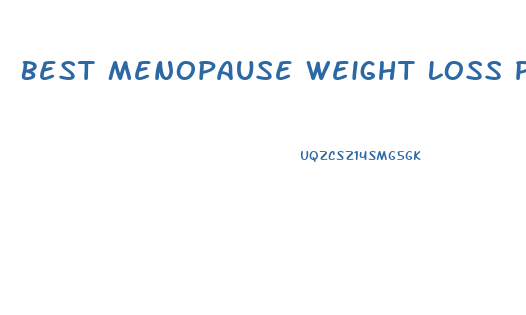 Best Menopause Weight Loss Pills Australia