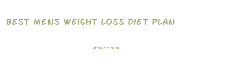 Best Mens Weight Loss Diet Plan