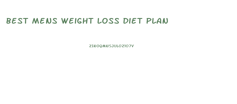 Best Mens Weight Loss Diet Plan