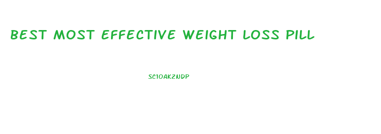 Best Most Effective Weight Loss Pill