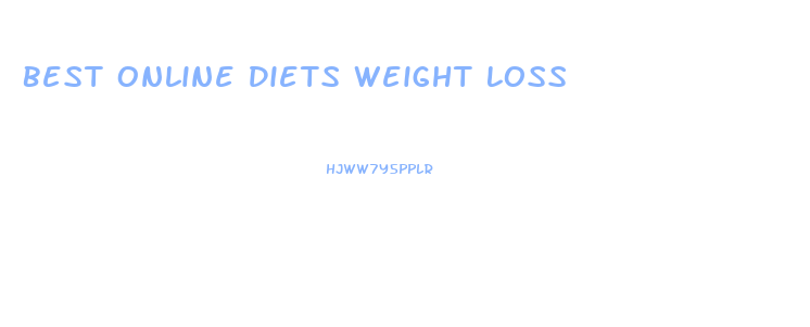 Best Online Diets Weight Loss