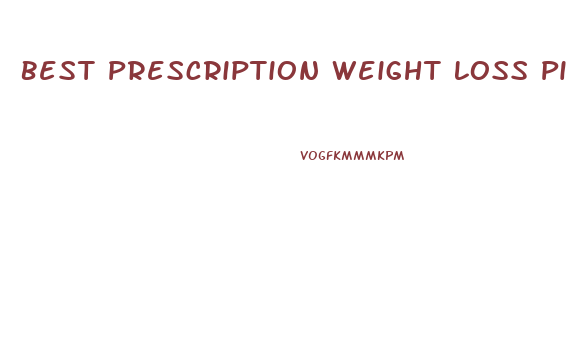Best Prescription Weight Loss Pills