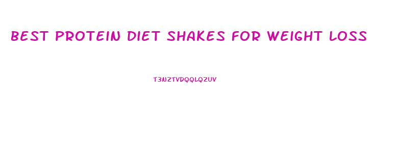 Best Protein Diet Shakes For Weight Loss