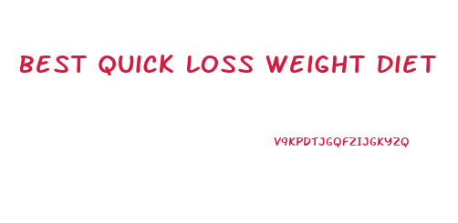 Best Quick Loss Weight Diet