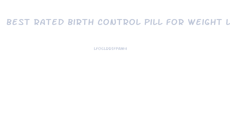 Best Rated Birth Control Pill For Weight Loss