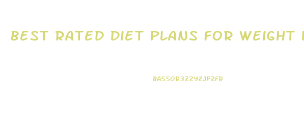 Best Rated Diet Plans For Weight Loss