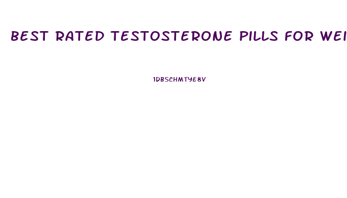 Best Rated Testosterone Pills For Weight Loss