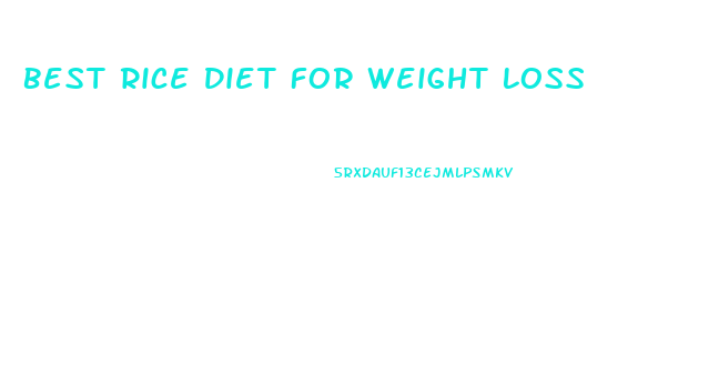 Best Rice Diet For Weight Loss