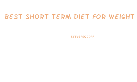 Best Short Term Diet For Weight Loss