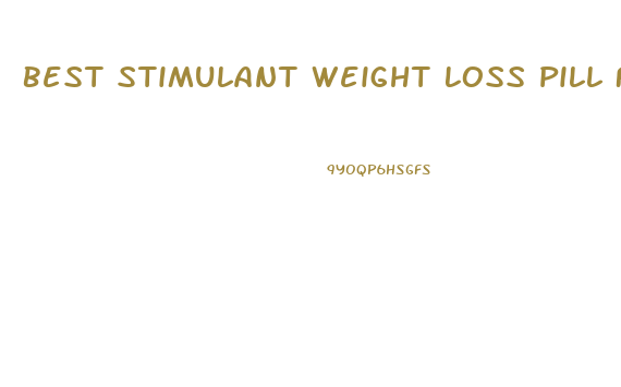 Best Stimulant Weight Loss Pill For Pcos