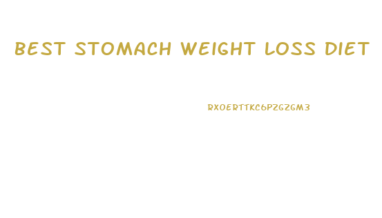 Best Stomach Weight Loss Diet