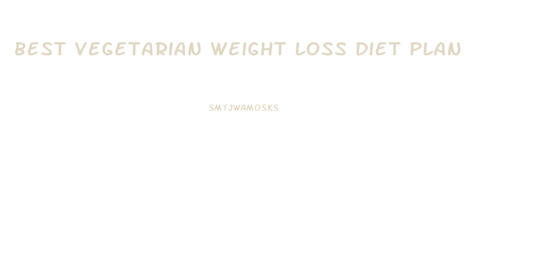 Best Vegetarian Weight Loss Diet Plan