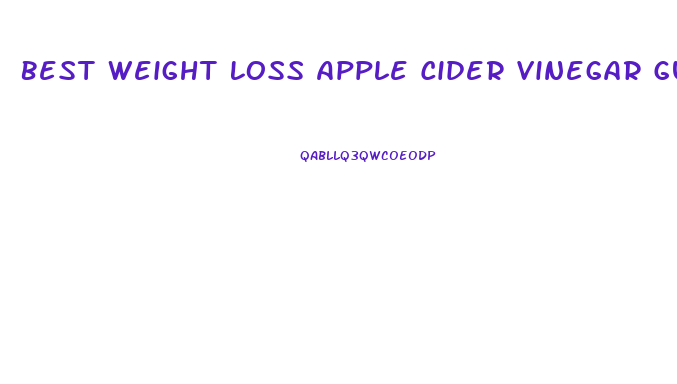 Best Weight Loss Apple Cider Vinegar Gummies