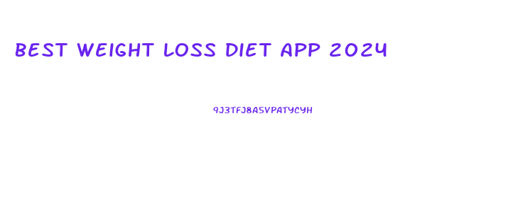 Best Weight Loss Diet App 2024